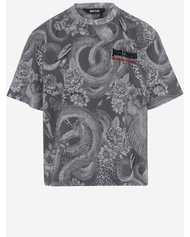 [Just Cavalli] Shirts Short Sleeve FW26 81OAHE29CJ118V83