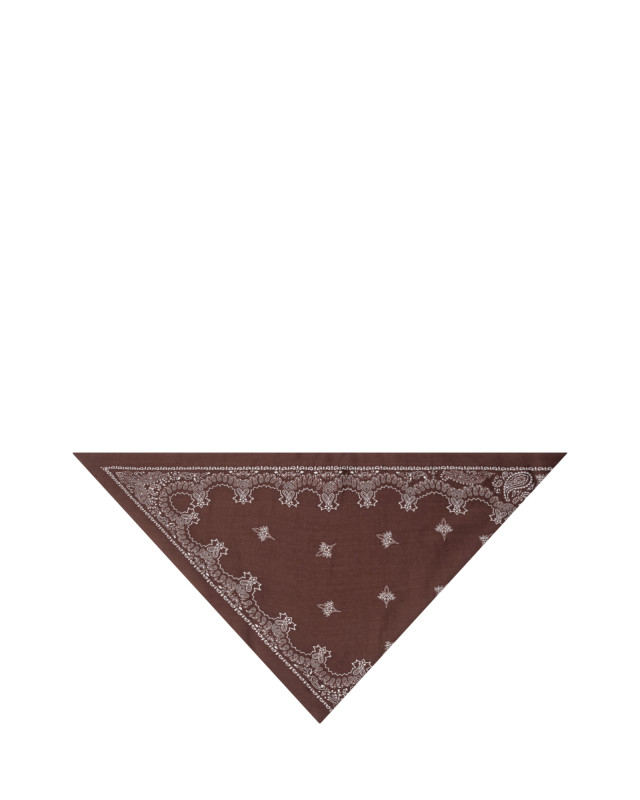 [Destin] Scarf FW26 TRIANGLEBANDANA DARKCHOCO