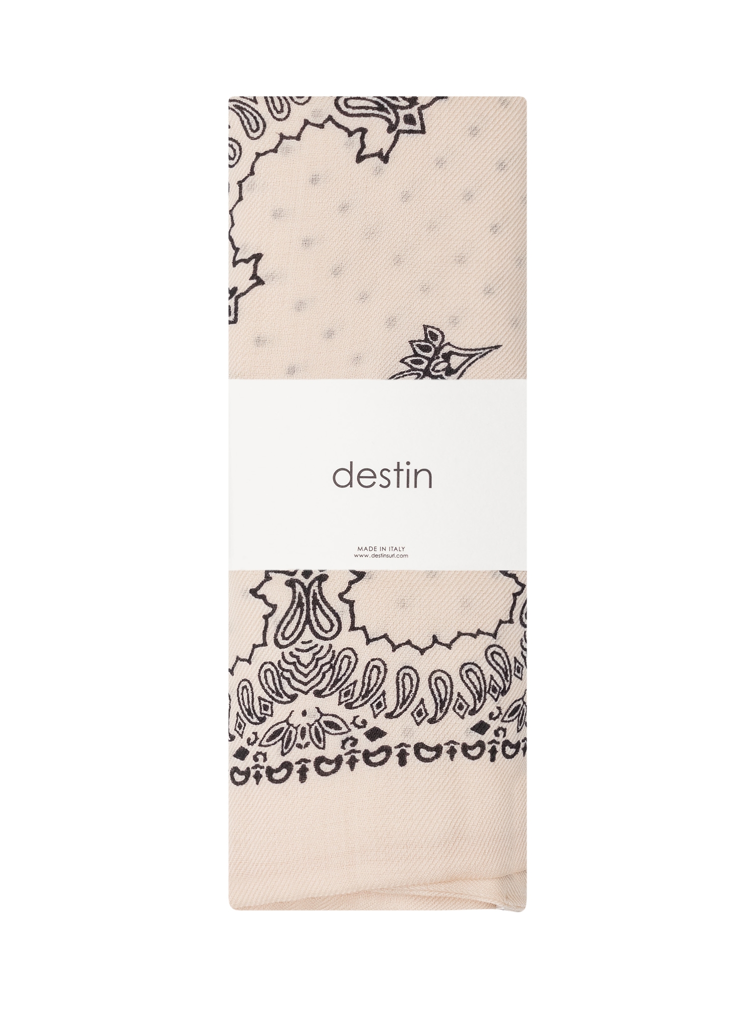 [Destin] Scarf FW26 TRIANGLEBANDANA CREAM