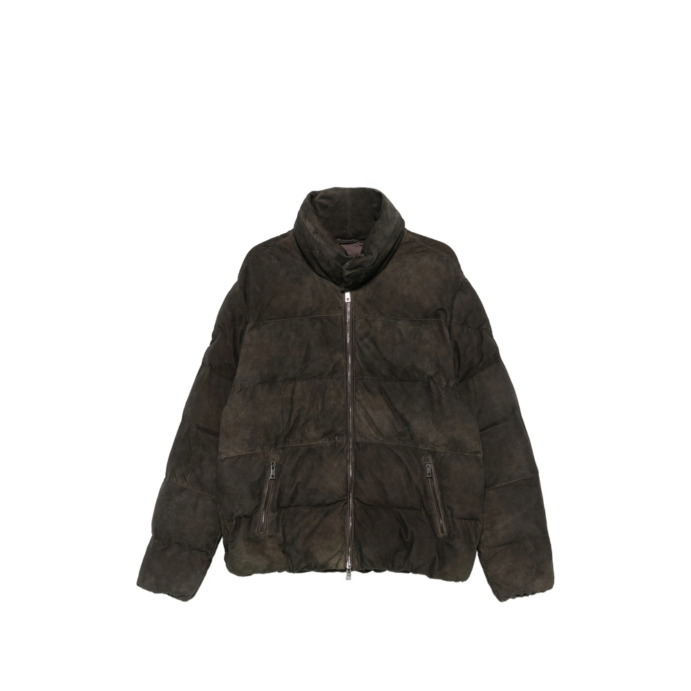 [Giorgio Brato] Leather Jacket FW26 GU27F01070GOAK  LAVAG