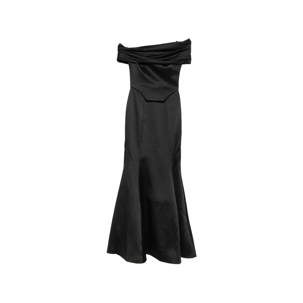 [Solace London] Sleeveless dress FW26 OS49023  BLACK