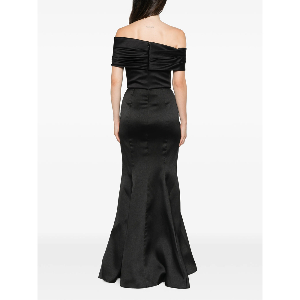 [Solace London] Sleeveless dress FW26 OS49023  BLACK