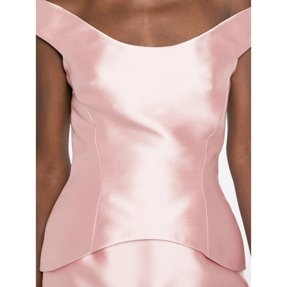 [Solace London] Short sleeve dress FW26 OS49024  PAPIN