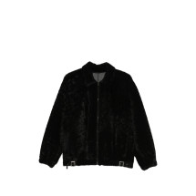 [SIMONETTA RAVIZZA] Leather Jacket FW26 F06JA422H39  BLACK