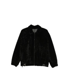 [SIMONETTA RAVIZZA] Leather Jacket FW26 F06JA422H39  BLACK