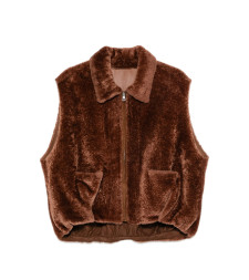 [SIMONETTA RAVIZZA] Vest FW26 F06VT97H39  CUOIO