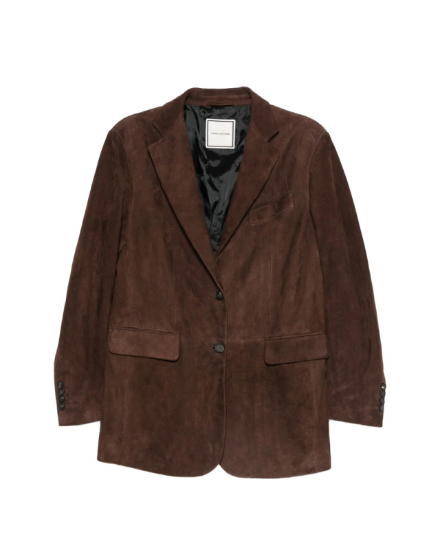 [TAGLIATORE] Leather Jacket FW26 CHI26-01 CILIAN BROWN