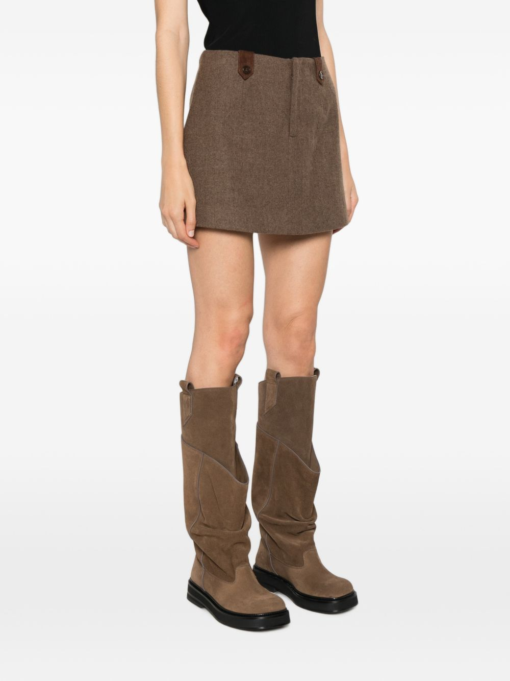 [Eleh] Mini skirt FW26 EFW260015 038