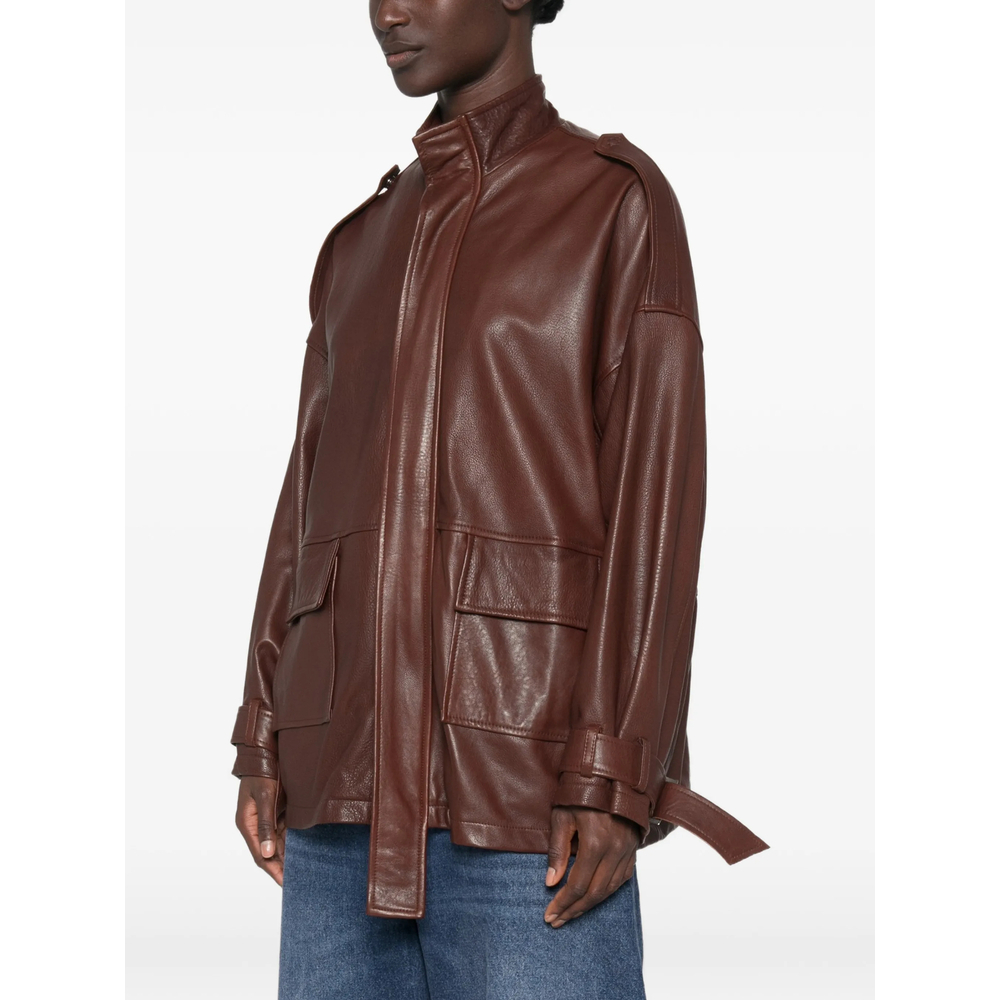 [Giorgio Brato] Leather Jacket FW26 GD27F23096MGA  BRAND