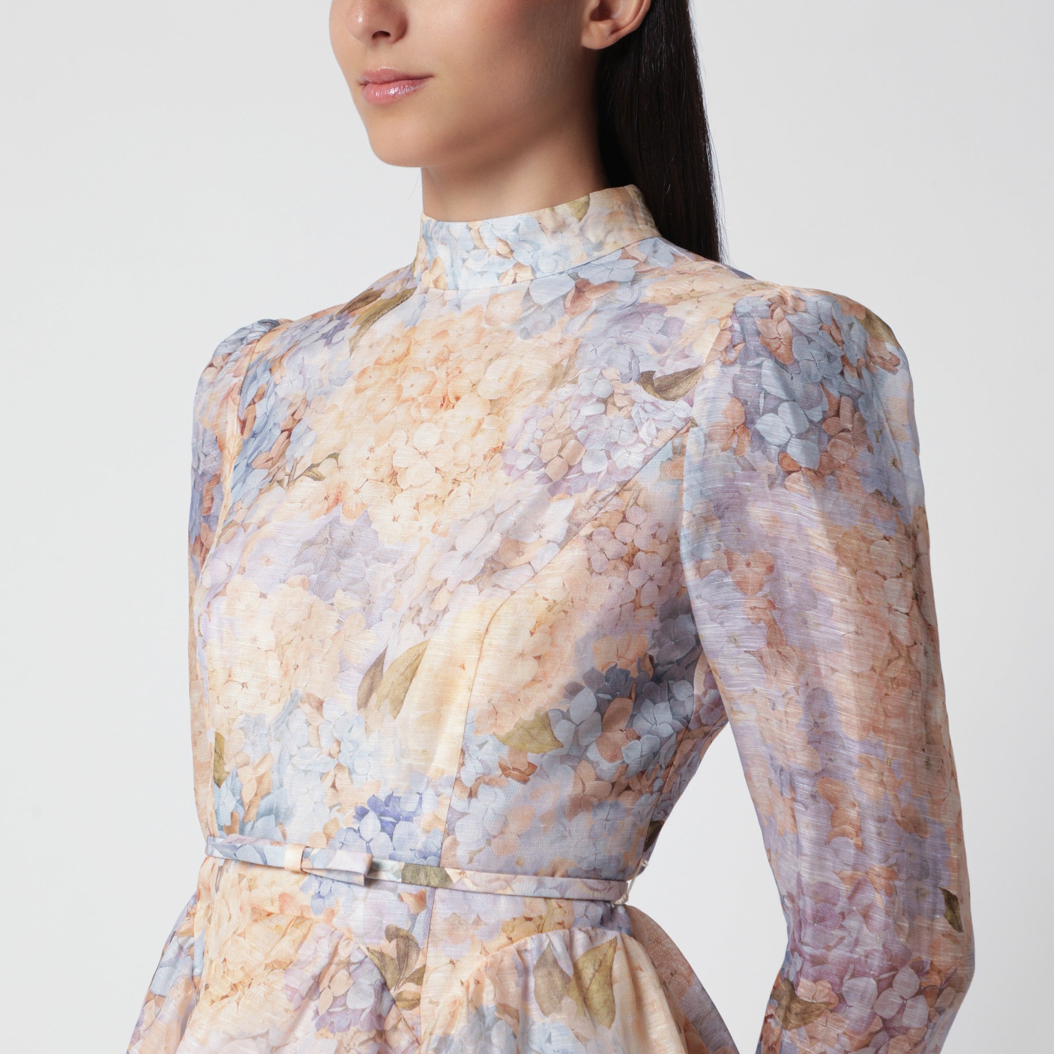 [Zimmermann] Short sleeve dress FW26 0262DF261LI