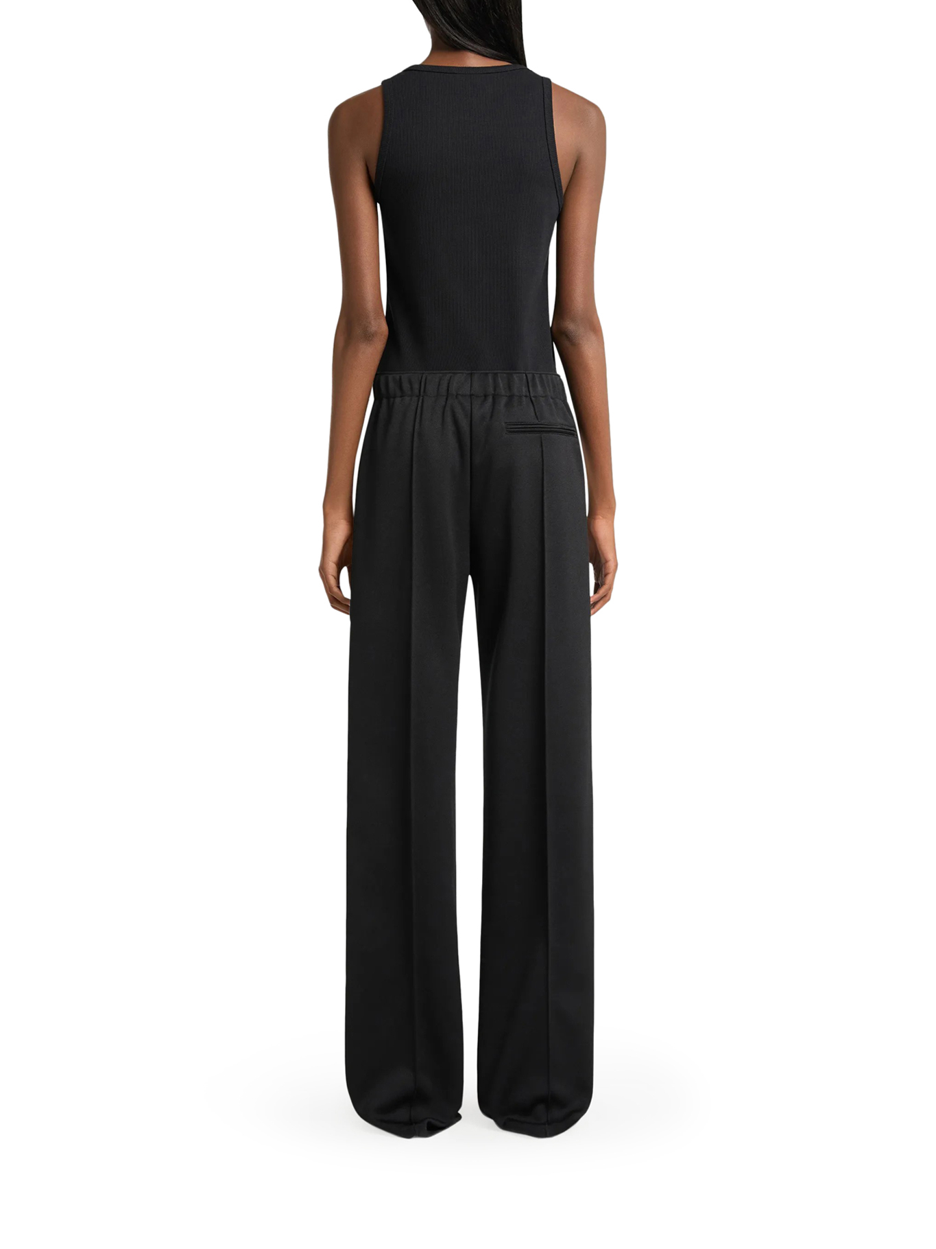 [Courreges] Jogger pants FW26 326JPA769JS00029901 BLACK HERITAGE WHITE