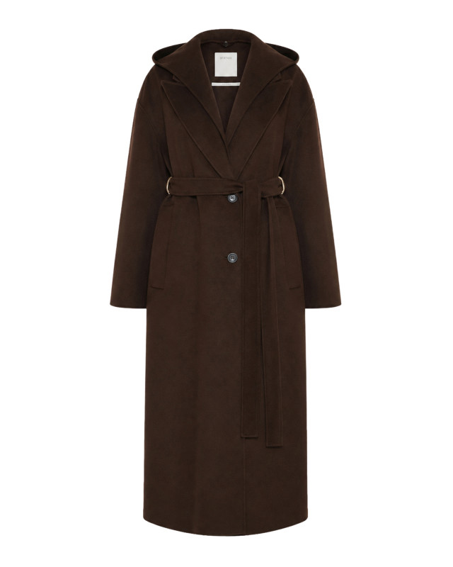 [SPORTMAX] Coat FW26 2622016012600038 CIOCOLATE