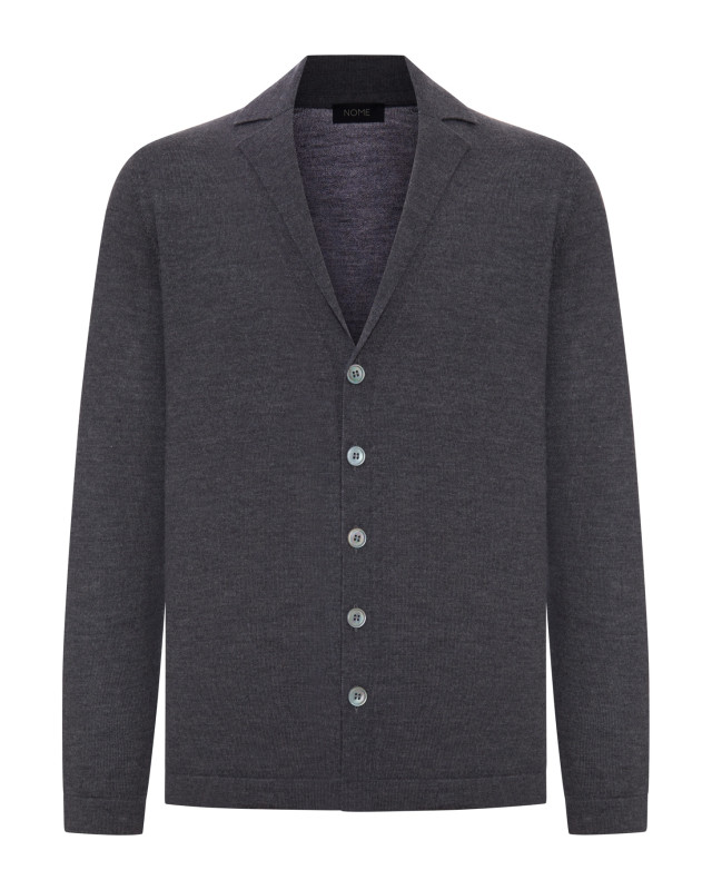 [NOME G] Cardigan FW26 5714014208098 DARK GREY