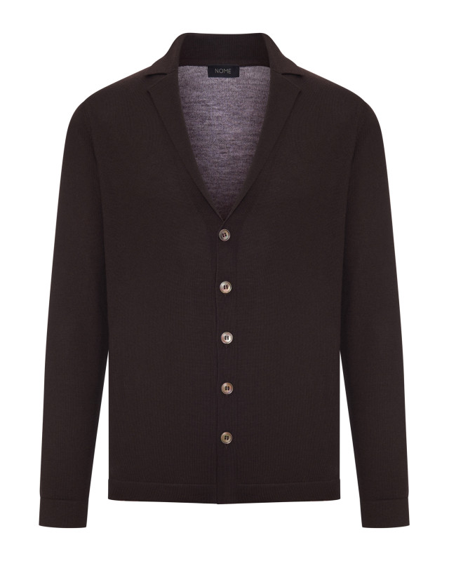 [NOME G] Cardigan FW26 5714014208195 BROWN