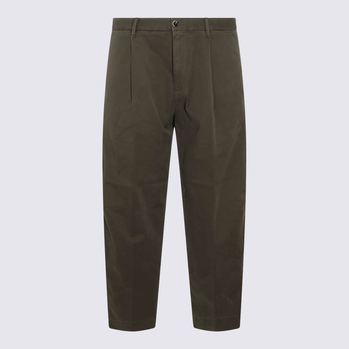 [Nine in the morning] Trousers FW26 GIG43Z23OLIVA