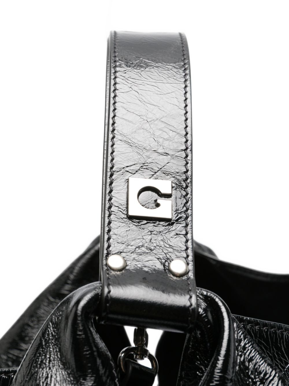 [GHERARDINI] Shoulder bag FW26 GHB0309 MEDIUM SHOULDER NAPLAK NERO
