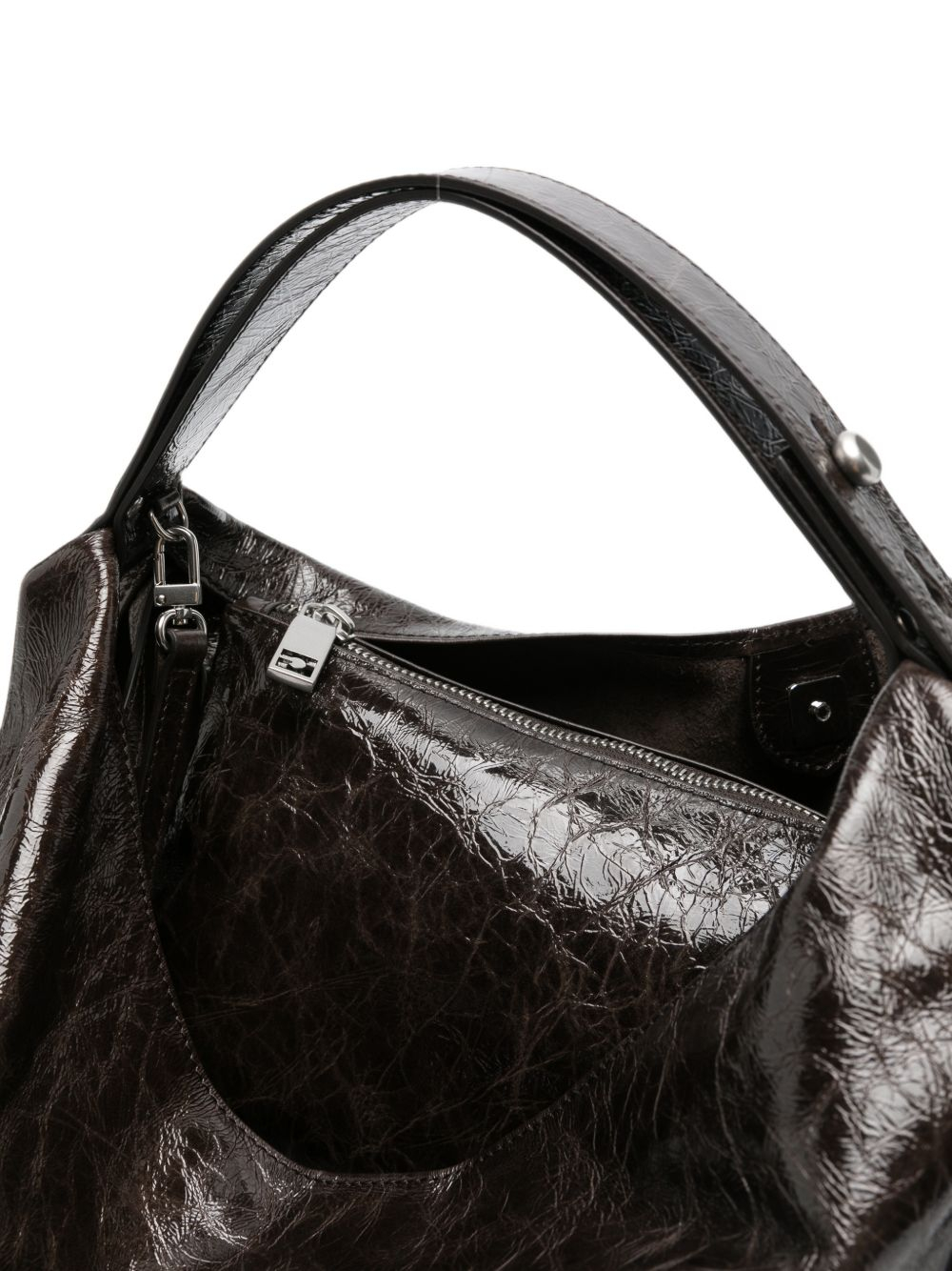 [GHERARDINI] Shoulder bag FW26 GHB0309 MEDIUM SHOULDER NAPLAK T.MORO