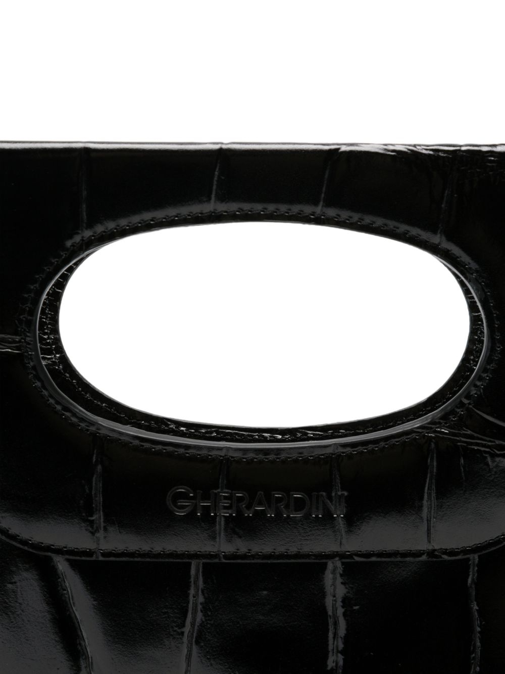 [GHERARDINI] Shoulder bag FW26 GHB0275 PIATTINA NAPLAK NERO