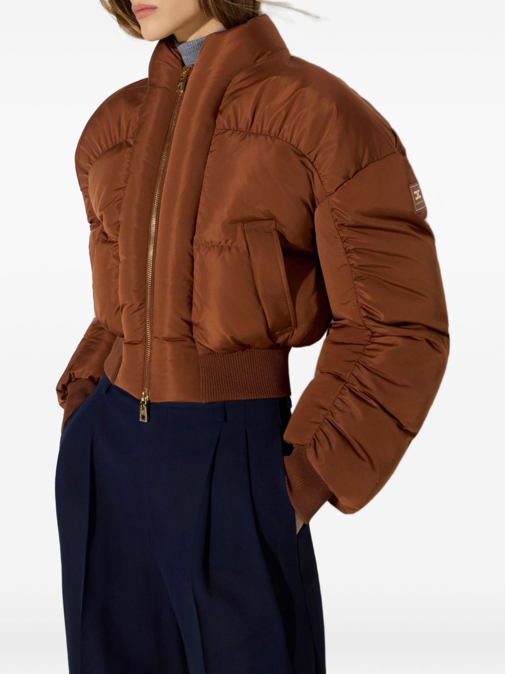 [ELISABETTA FRANCHI] Down jacket FW26 PI96D66E2 FK3