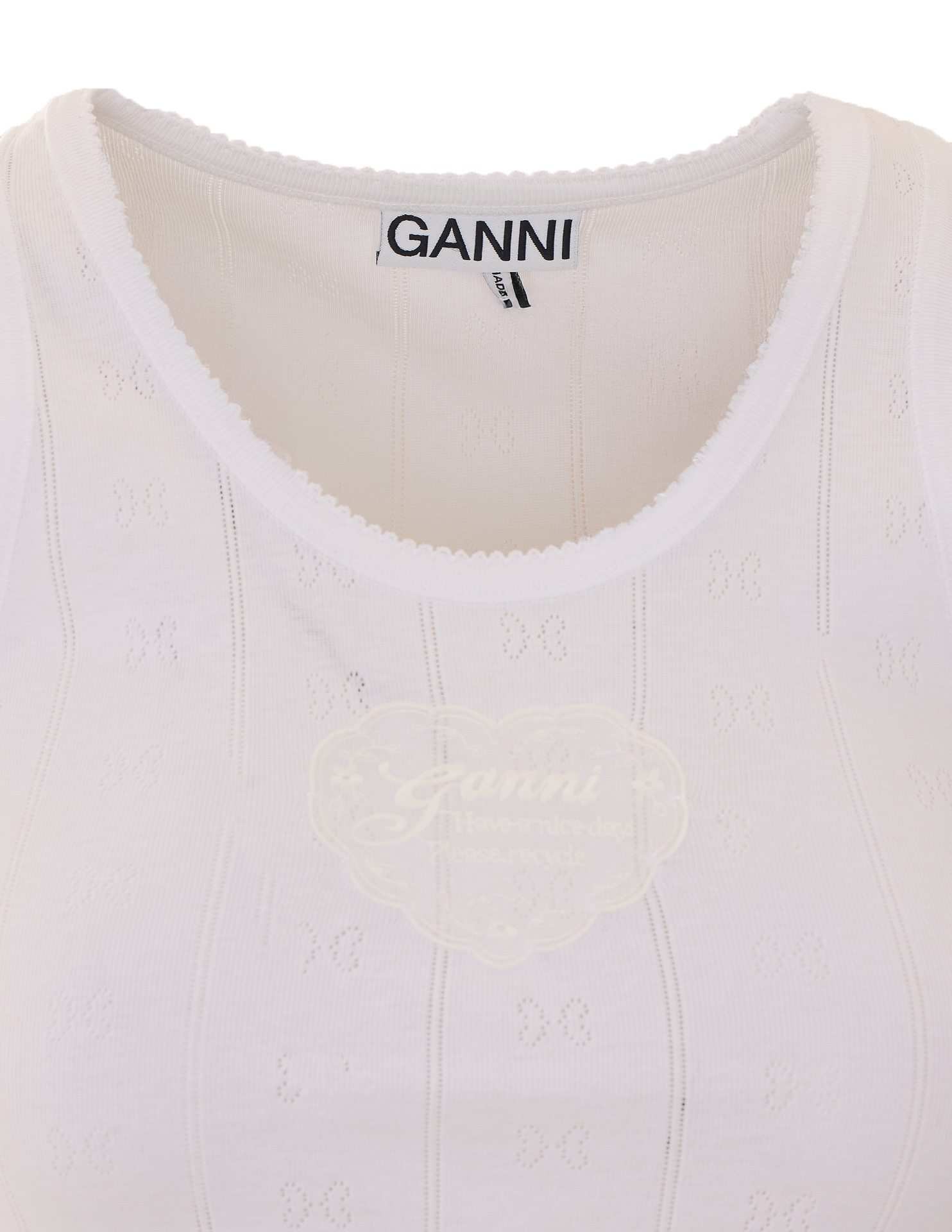[GANNI] Tank top FW26 A1040450 151