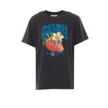 [GANNI] T-shirts Short Sleeve FW26 A1050257 252