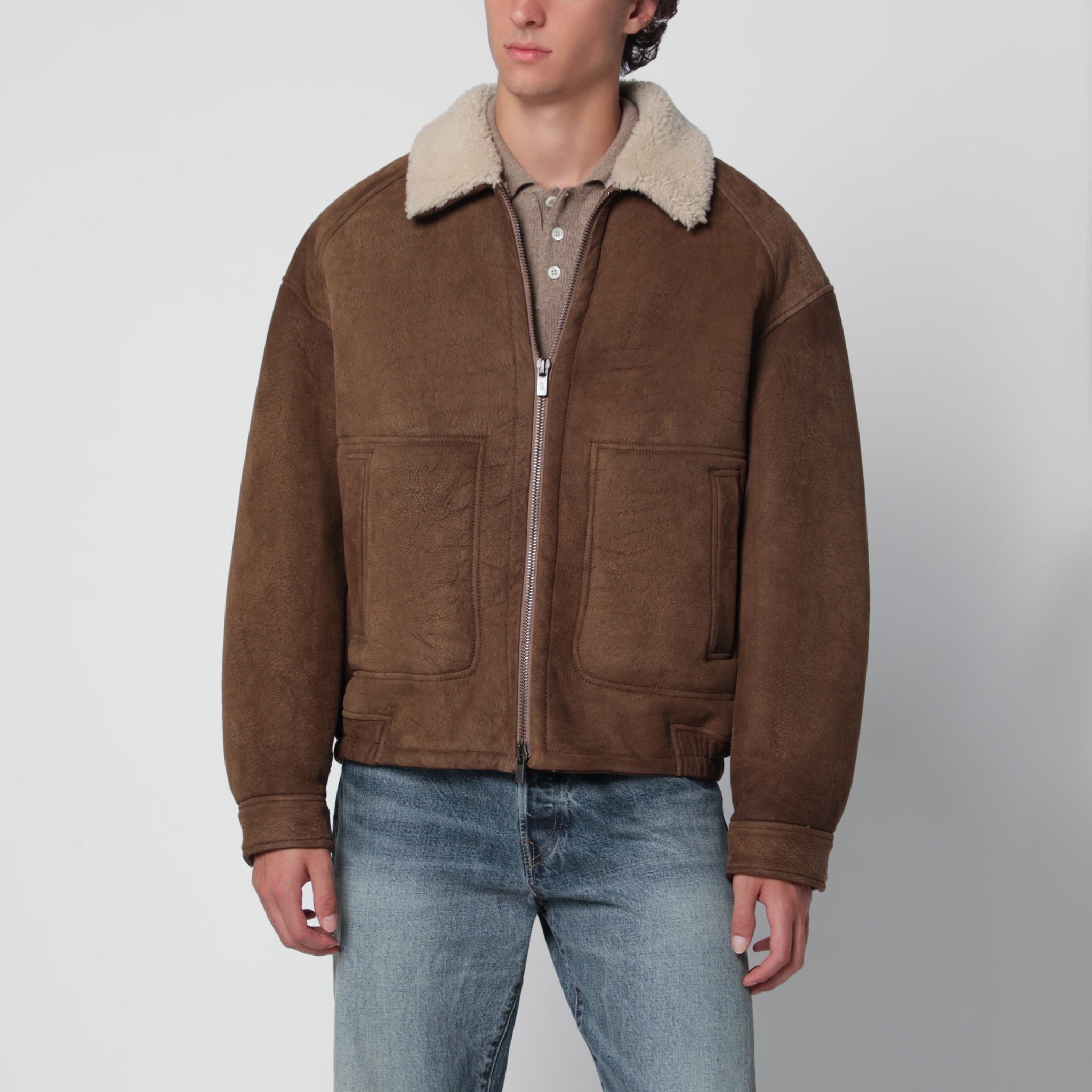 [SALVATORE SANTORO] Leather Jacket FW26 51514SUE