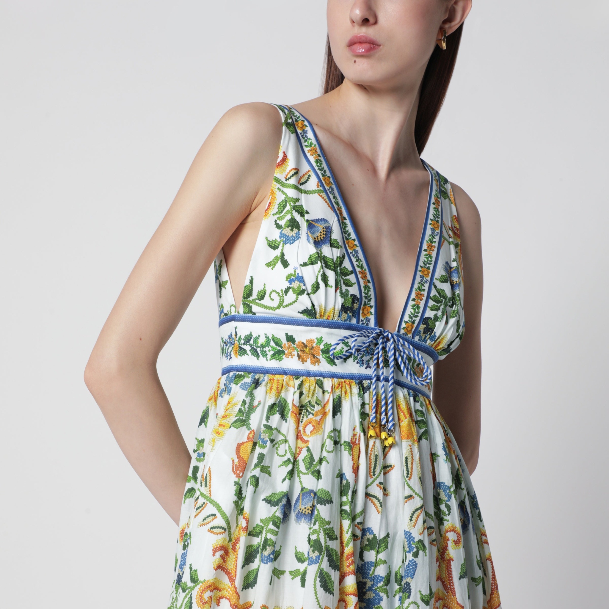 [Farm Rio] Sleeveless dress FW26 355446CO