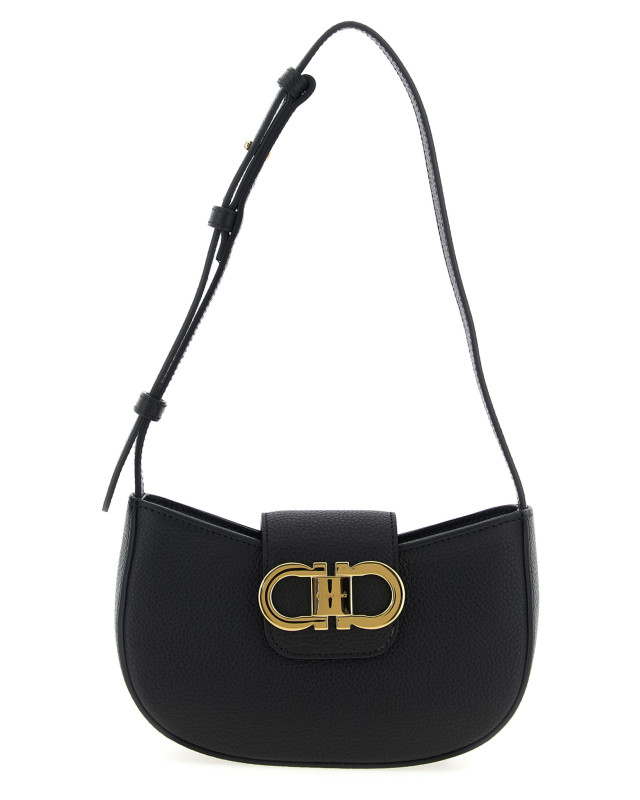 [Ferragamo] Shoulder bag FW26 785940NEROFLAMERED