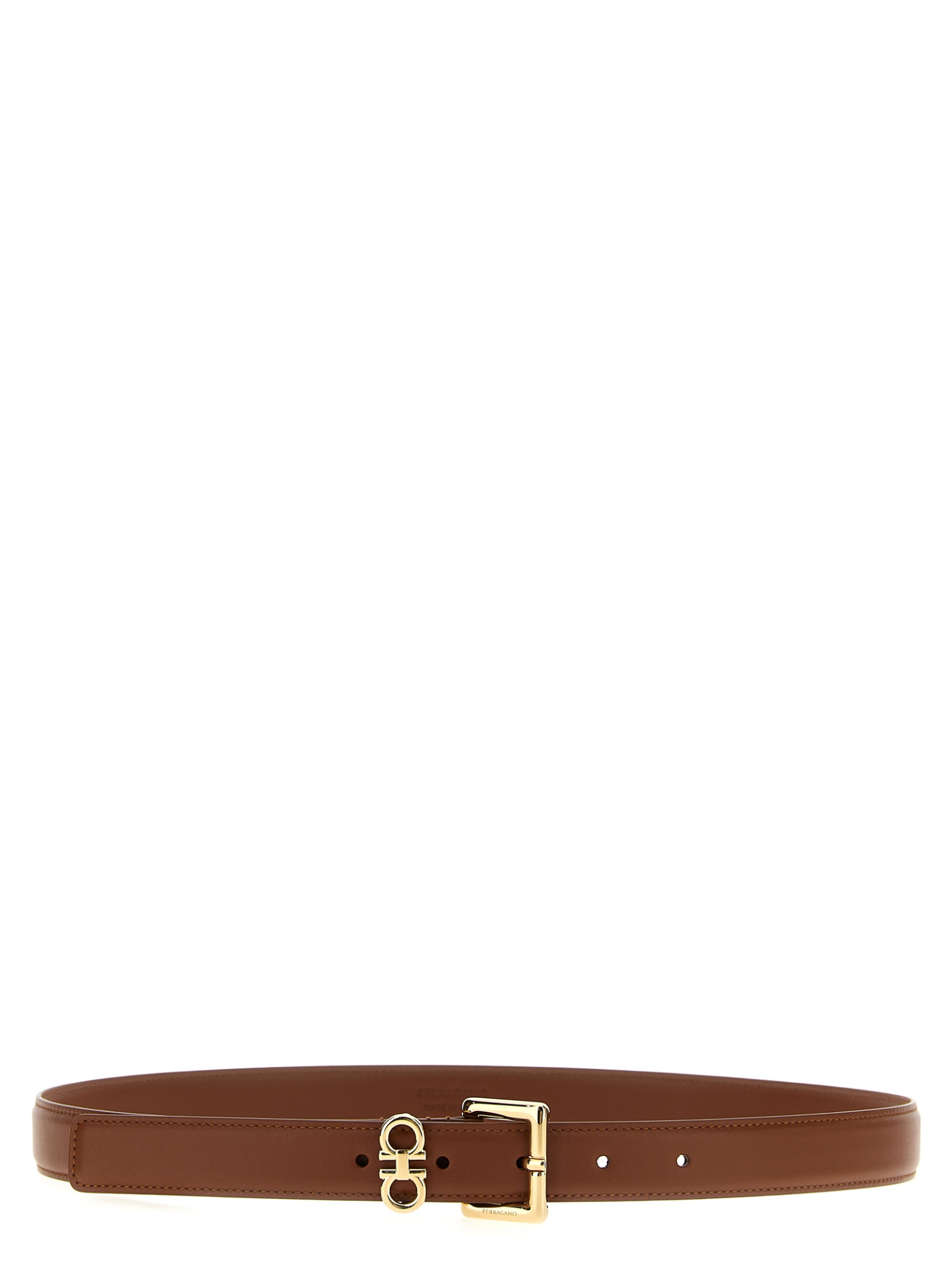 [Ferragamo] Belt FW26 780417NEWCOGNAC