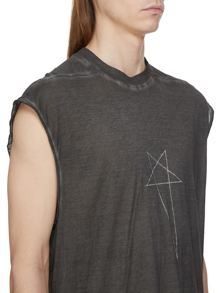 [RICK OWENS DRKSHDW] T-shirts Sleeveless FW26 DU02F6167BHDEP413918
