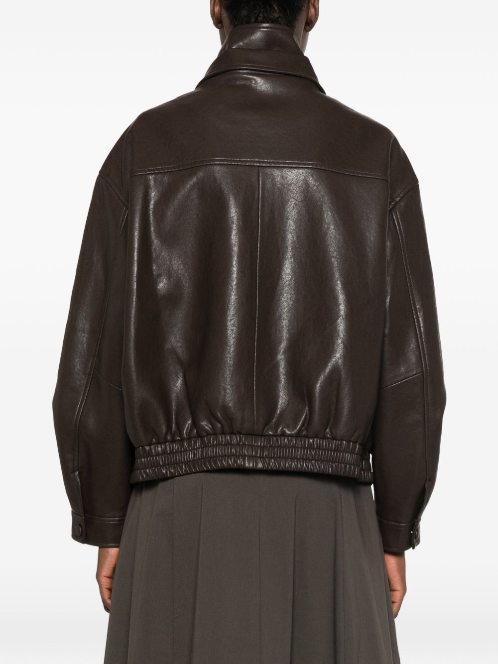 [Eleh] Leather Jacket FW26 EFW260038 094