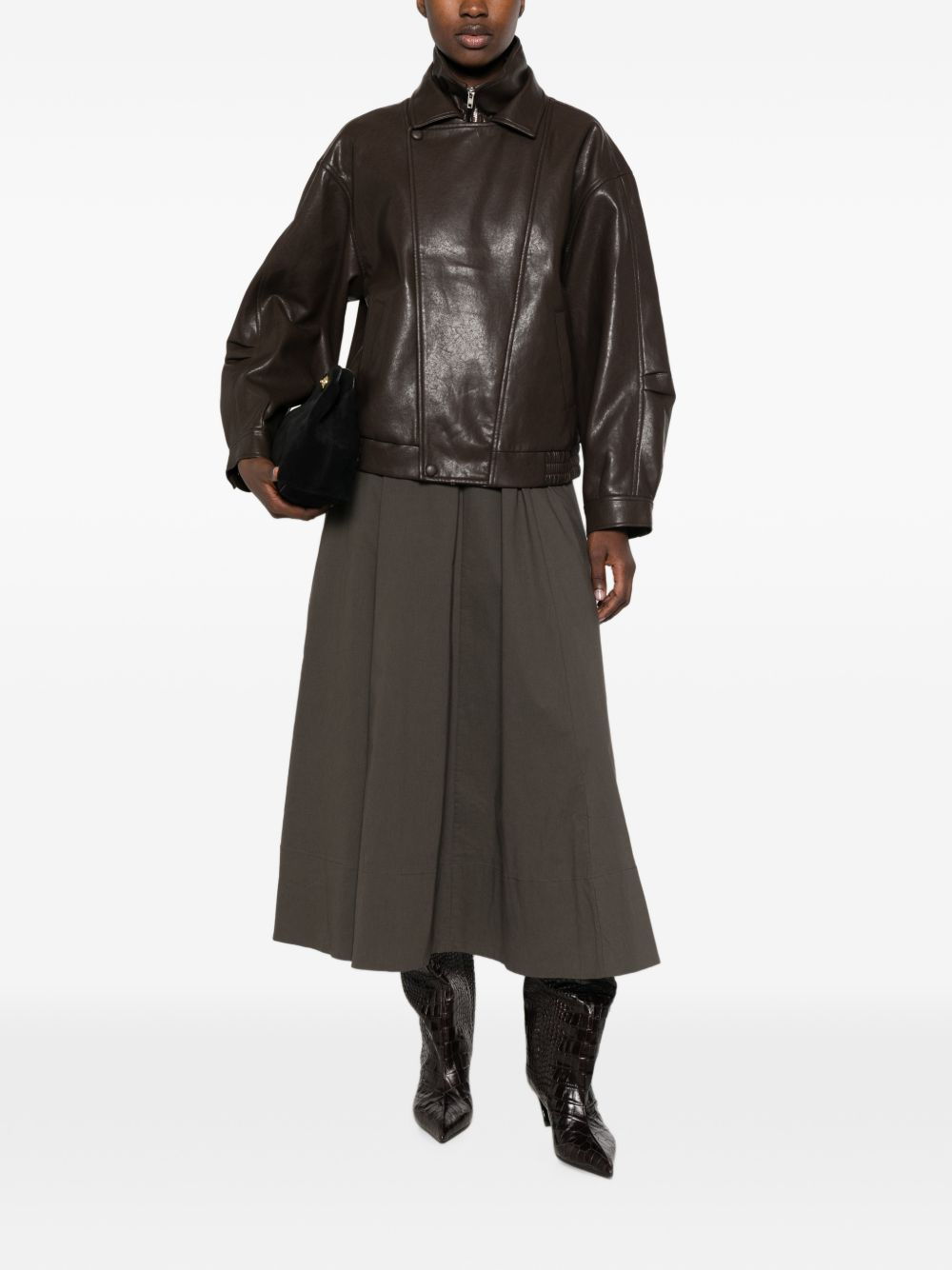 [Eleh] Leather Jacket FW26 EFW260038 094
