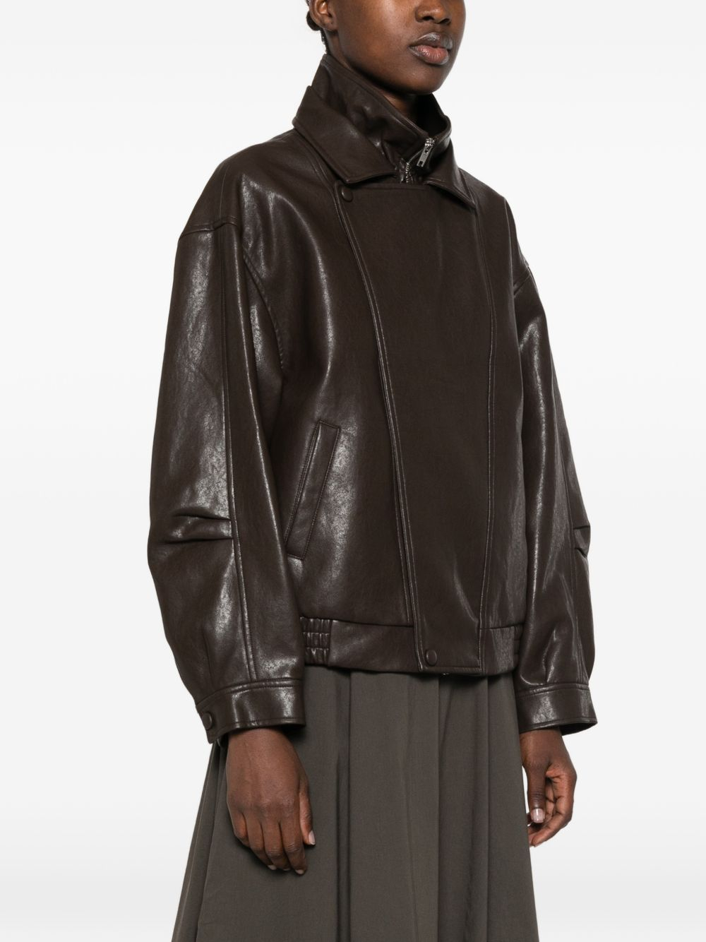 [Eleh] Leather Jacket FW26 EFW260038 094