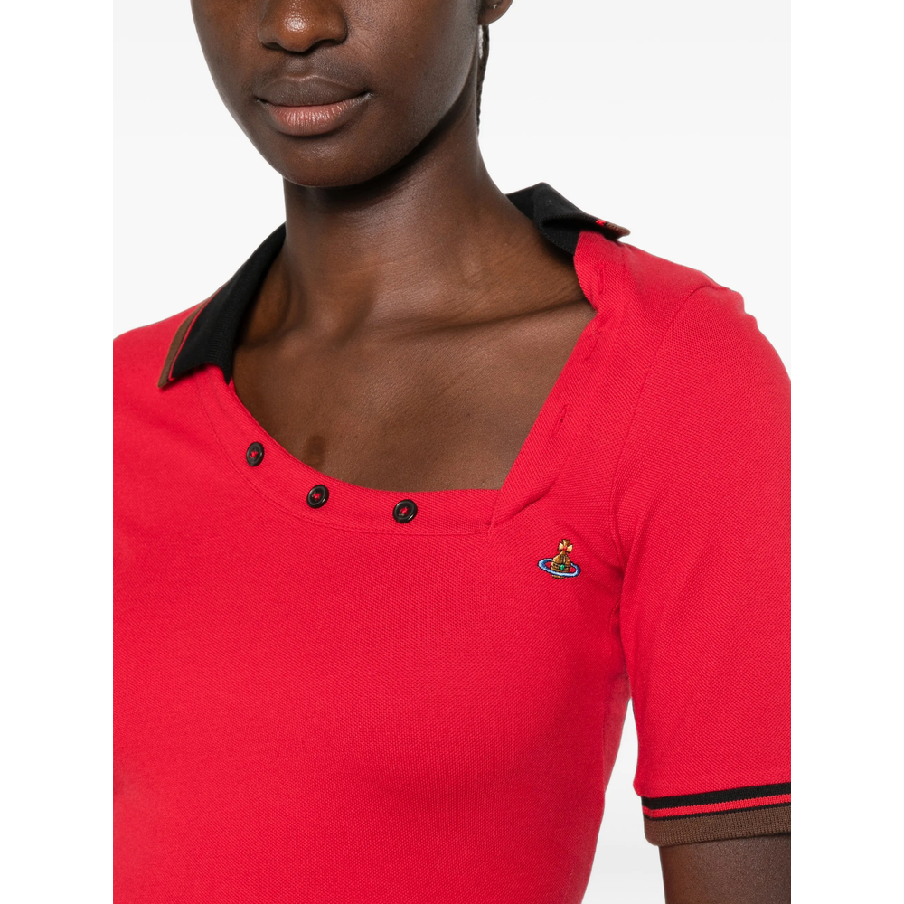 [Vivienne Westwood] Short sleeve dress FW26 1601005A J00AU H401