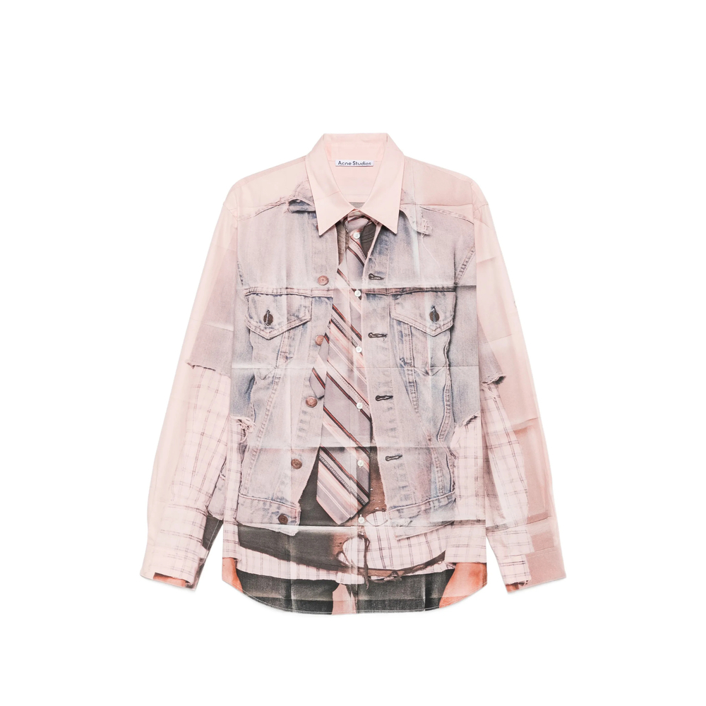 [Acne Studios] Shirts Long Sleeve FW26 BB0711  PINK