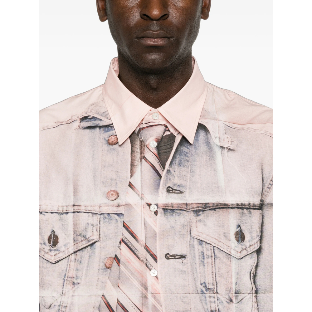 [Acne Studios] Shirts Long Sleeve FW26 BB0711  PINK