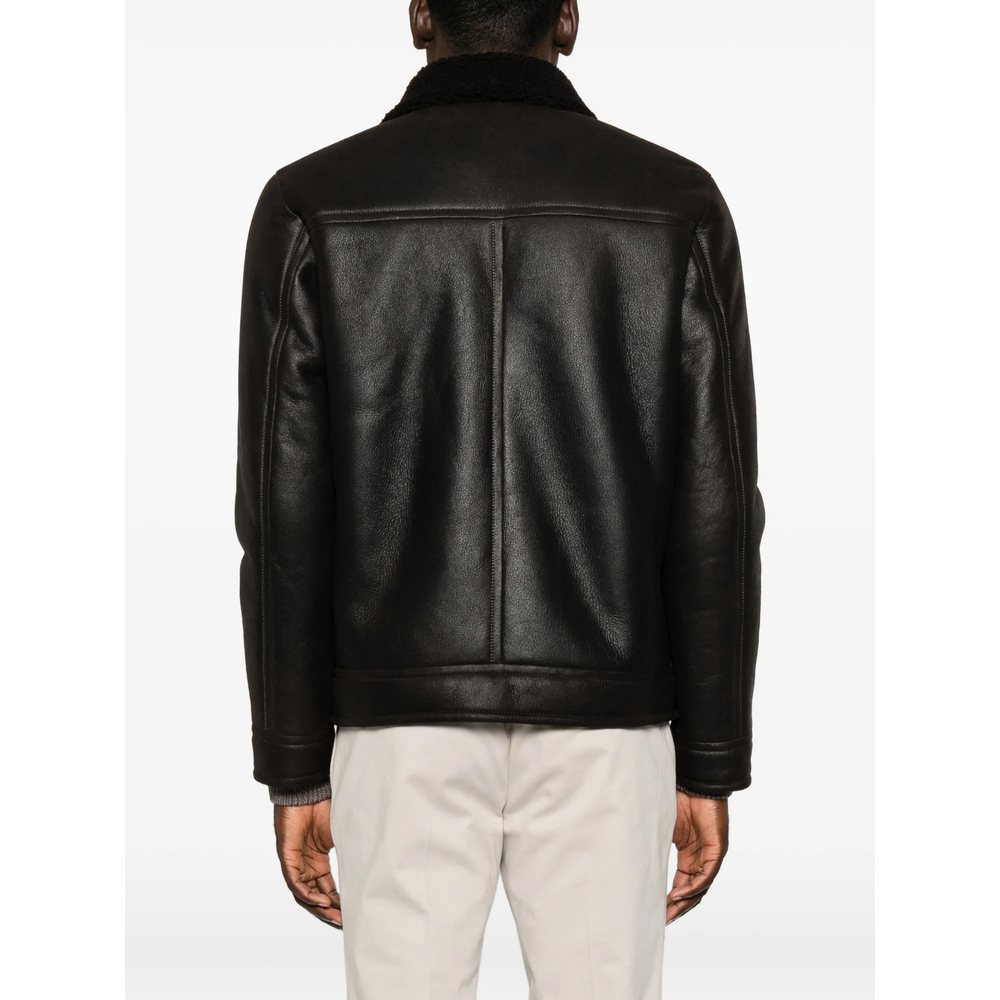 [Dondup] Leather Jacket FW26 JU026 XXX 737