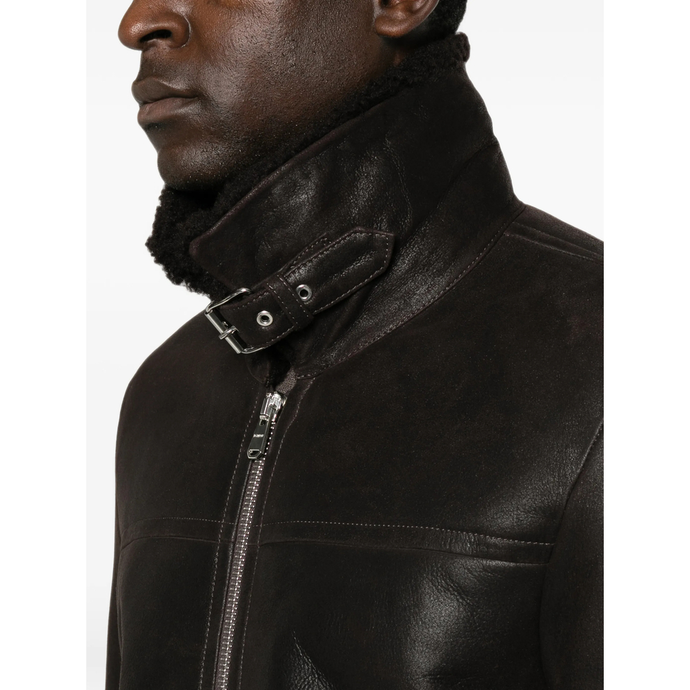[Dondup] Leather Jacket FW26 JU026 XXX 737
