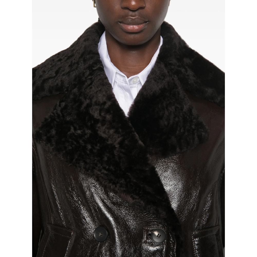 [Furling] Leather Jacket FW26 BEATRICE  EBONY