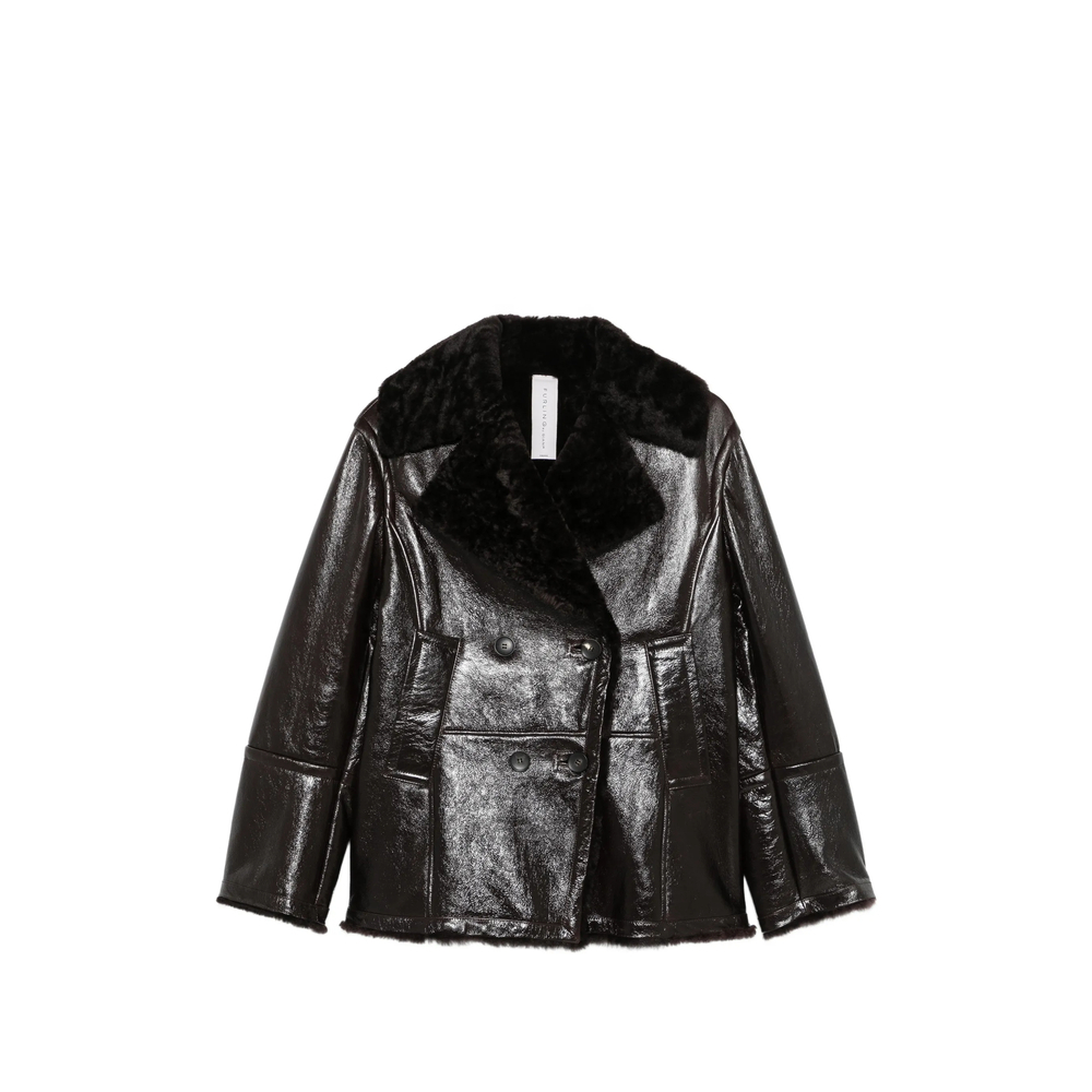[Furling] Leather Jacket FW26 BEATRICE  EBONY