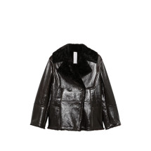 [Furling] Leather Jacket FW26 BEATRICE  EBONY