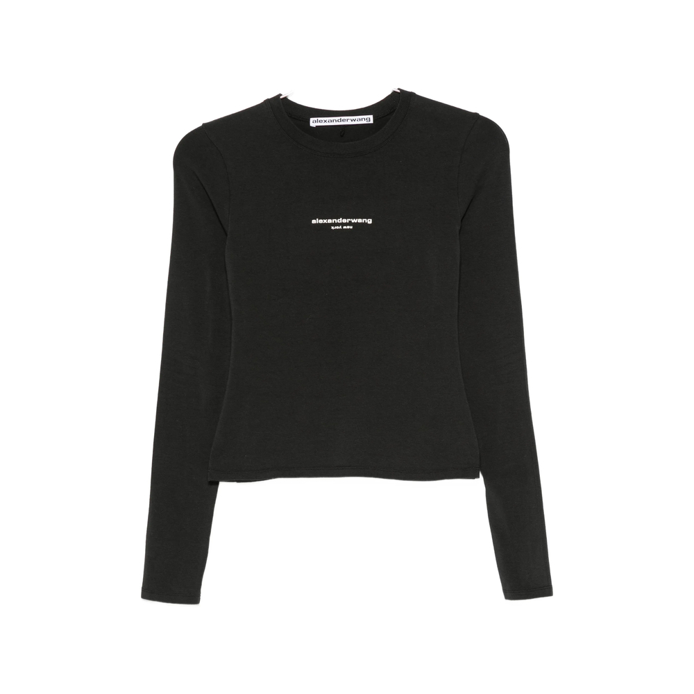 [ALEXANDER WANG] T-shirts Long Sleeve FW26 1CC4261457  001