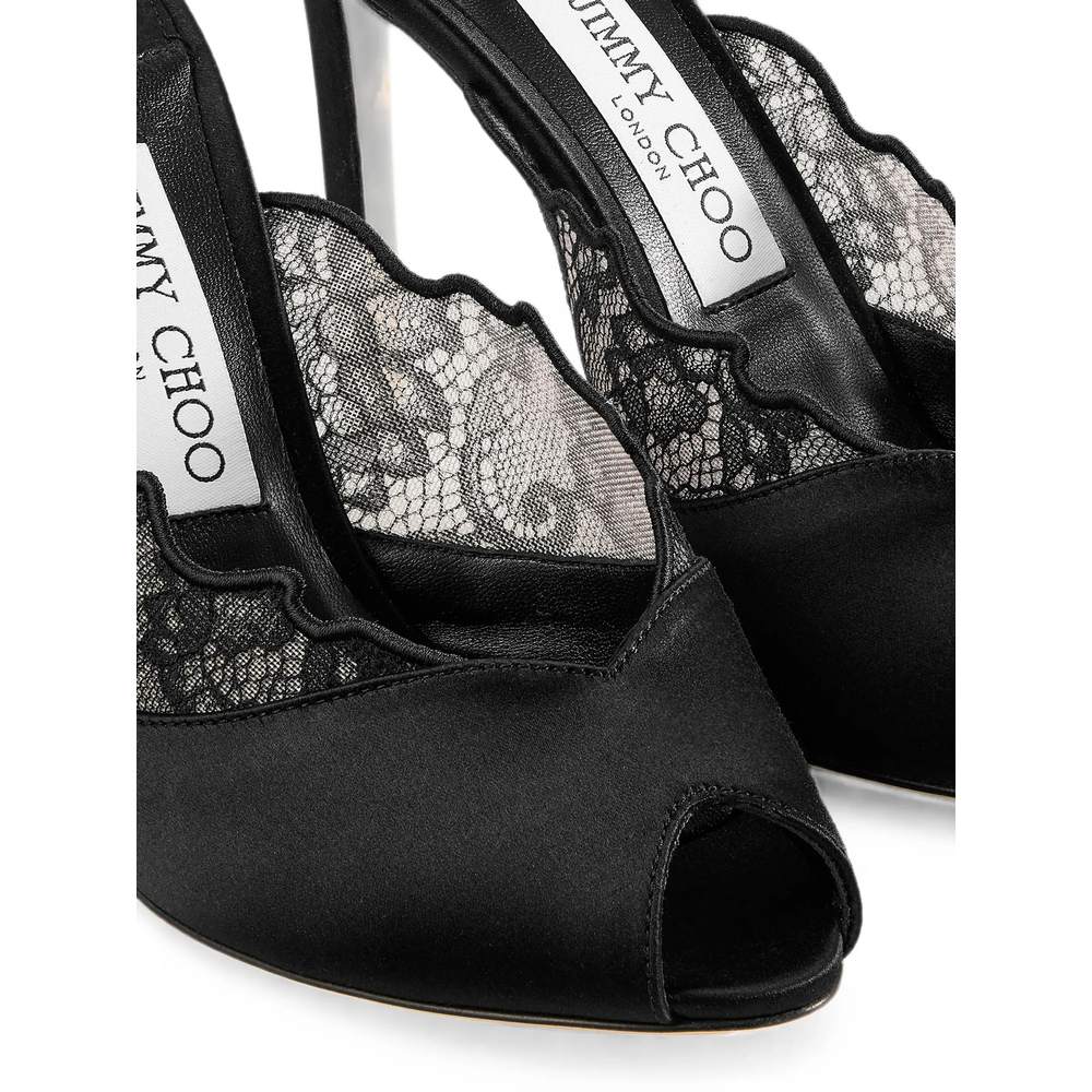 [Jimmy Choo] Mules FW26 BRIGITTE MULE 100 WAN BLACK