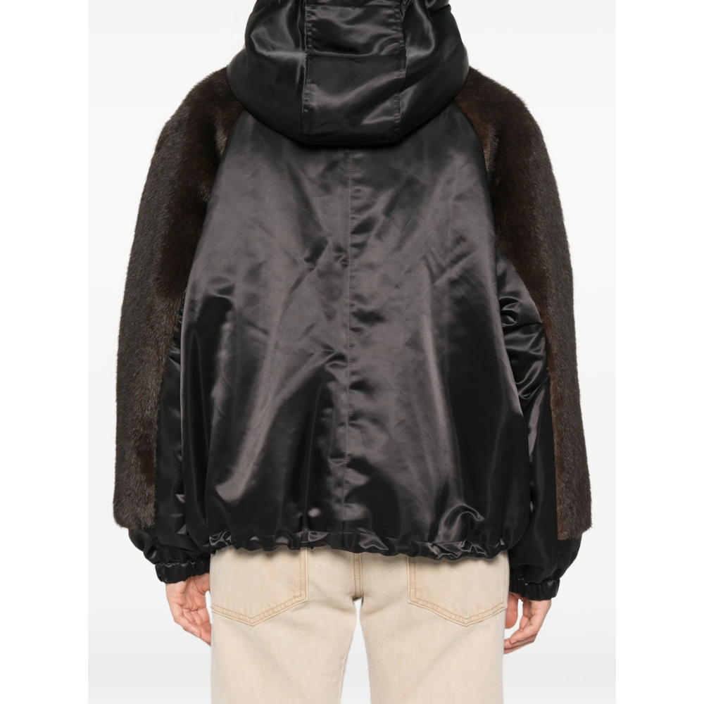 [Valentini 1972] Leather Jacket FW26 4146 ECO MINK BKBRO