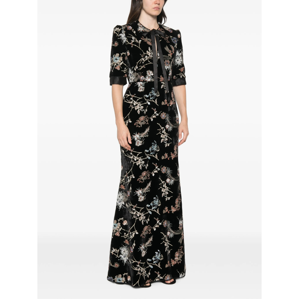 [De Santis] Short sleeve dress FW26 AB178  VELVE