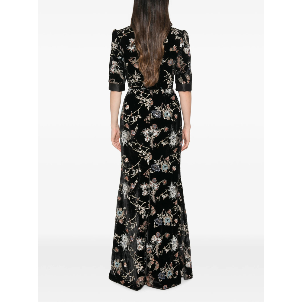 [De Santis] Short sleeve dress FW26 AB178  VELVE