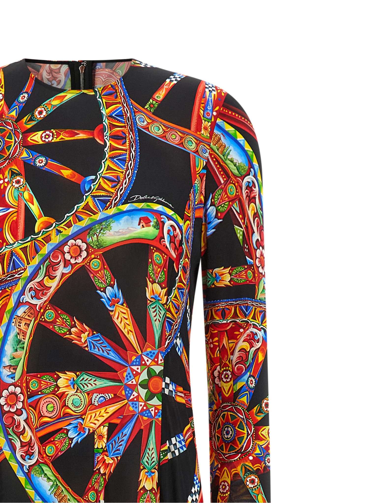 [Dolce & Gabbana] Long sleeve dress FW26 F623QTFS8DTHN6CL