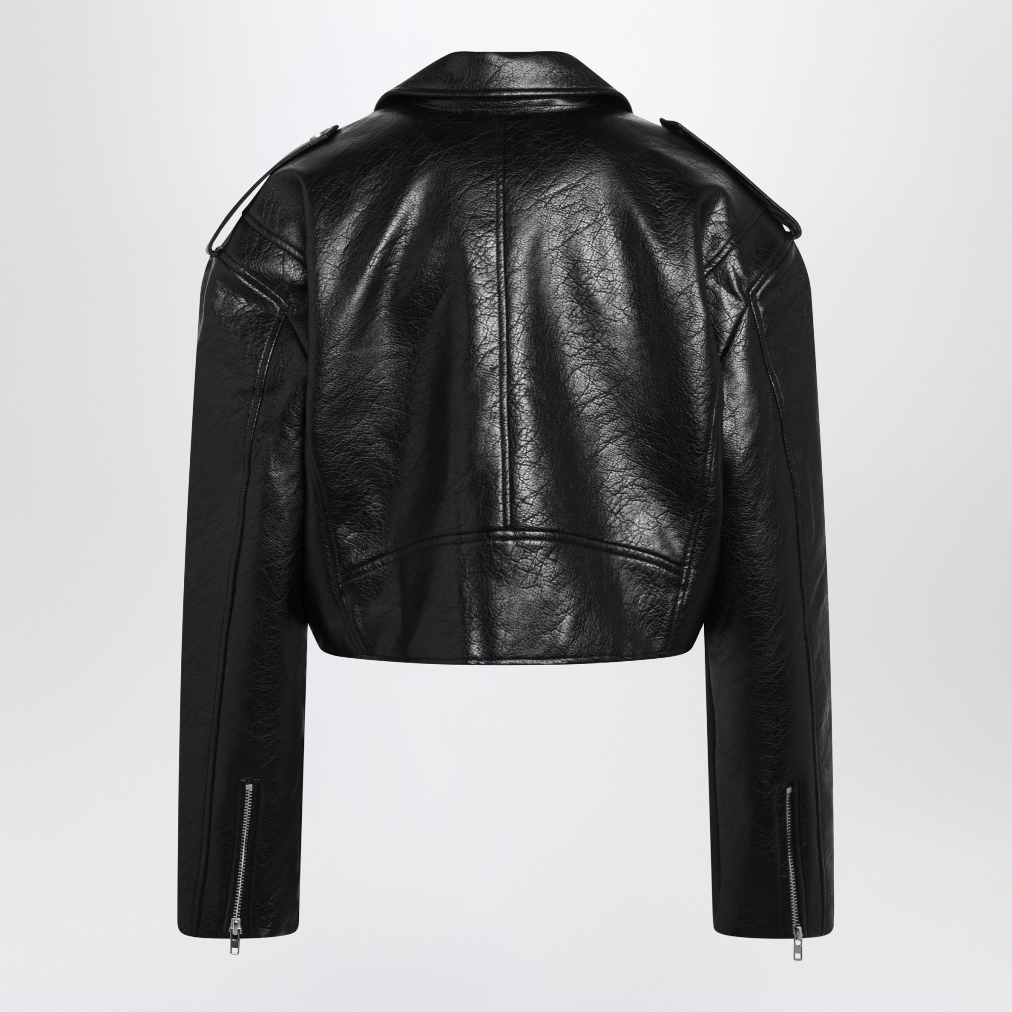 [THE FRANKIE SHOP] Leather Jacket FW26 JAFS22872PL
