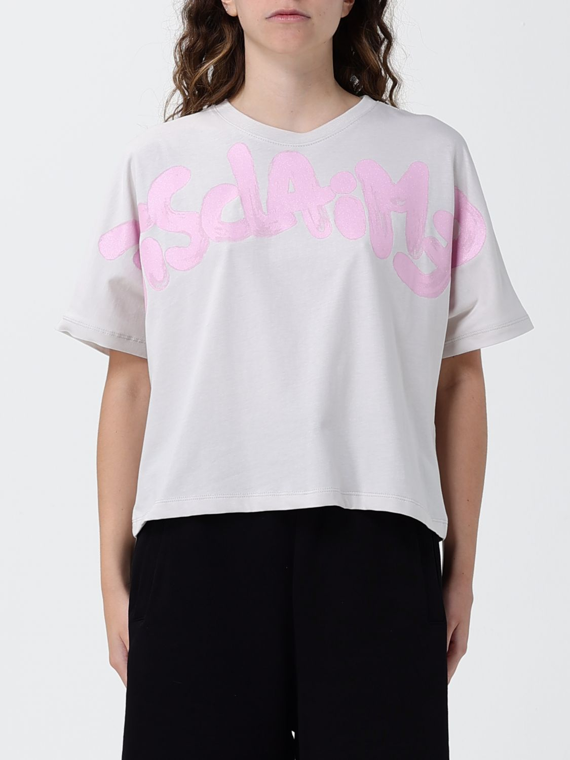 [DISCLAIMER] T-shirts Short Sleeve SS26 55554 GHIACCIO/ST.ROSA P