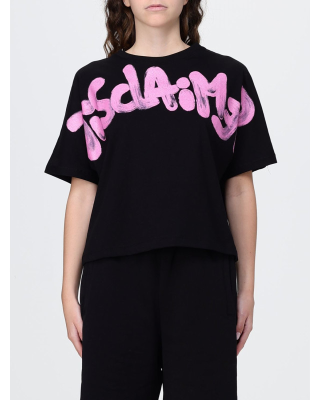 [DISCLAIMER] T-shirts Short Sleeve SS26 55554 NERO/ST.FUCSIA PERL